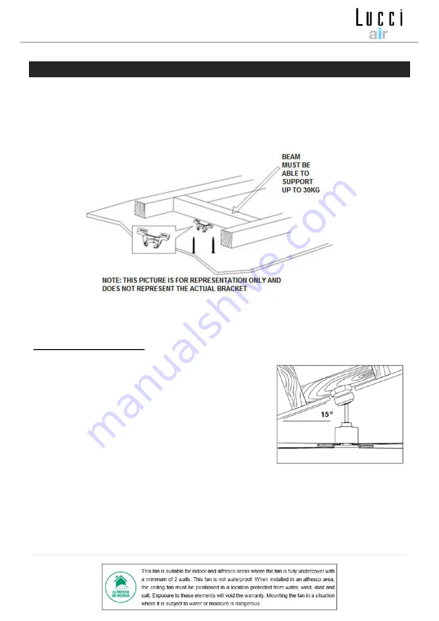 LUCCI Airfusion Airmover Installation Instructions Manual Download Page 5