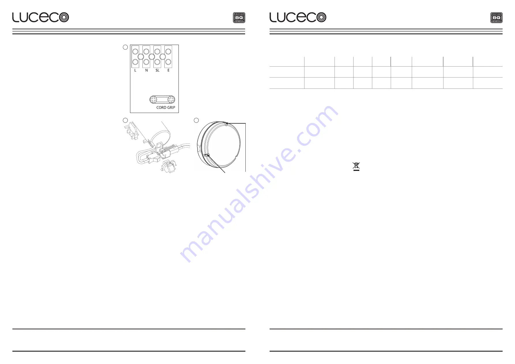 luceco LBM290W11E40 Скачать руководство пользователя страница 2