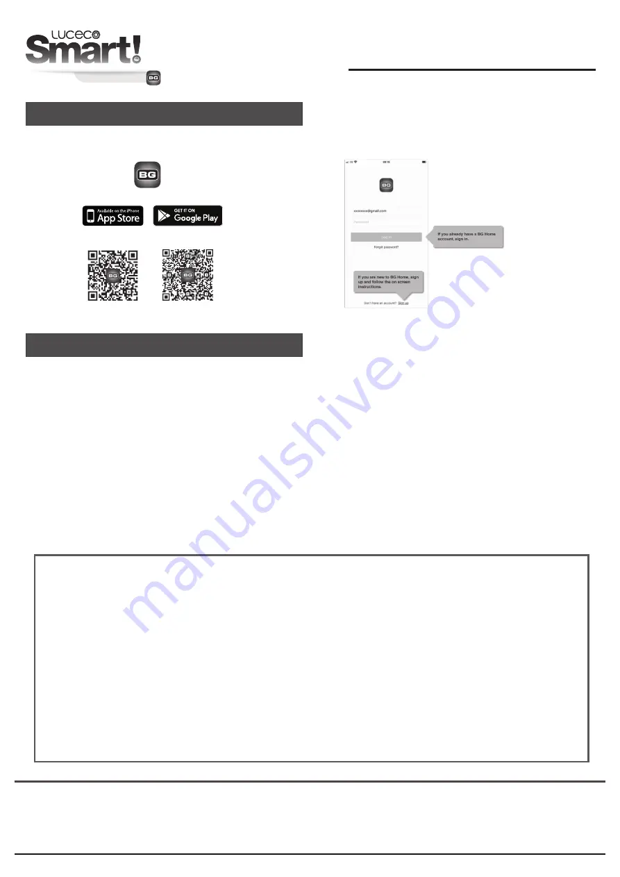 luceco Smart CASTRA LSMFSP-05 Installation & Operating Instructions Download Page 3