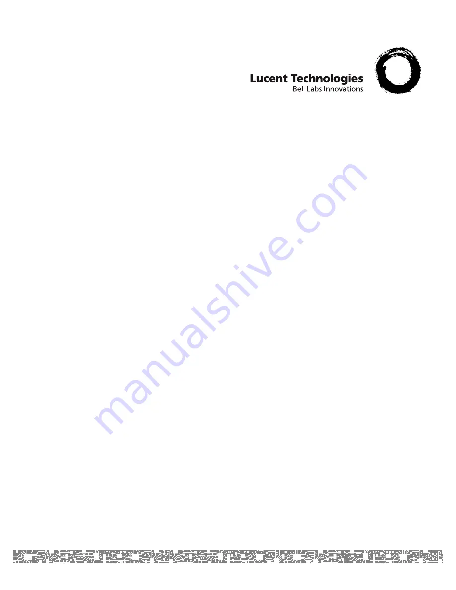 Lucent 23N12 User Manual Download Page 1