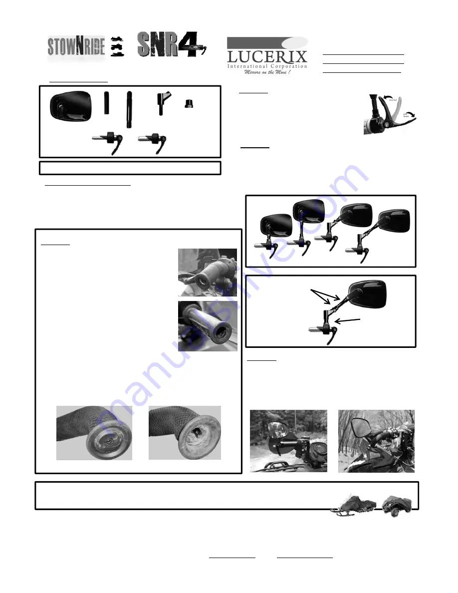 LUCERIX STOWNRIDE Installation Manual Download Page 1