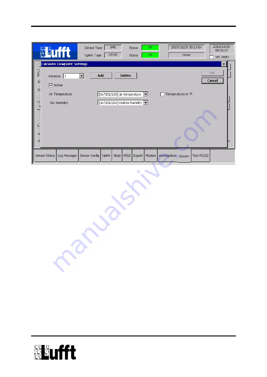 Lufft 8511.EAK Operating Manual Download Page 129