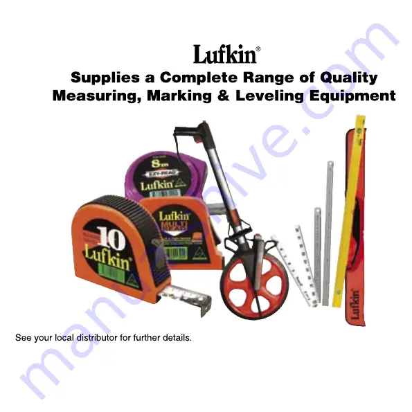 Lufkin LR502 User Manual Download Page 23