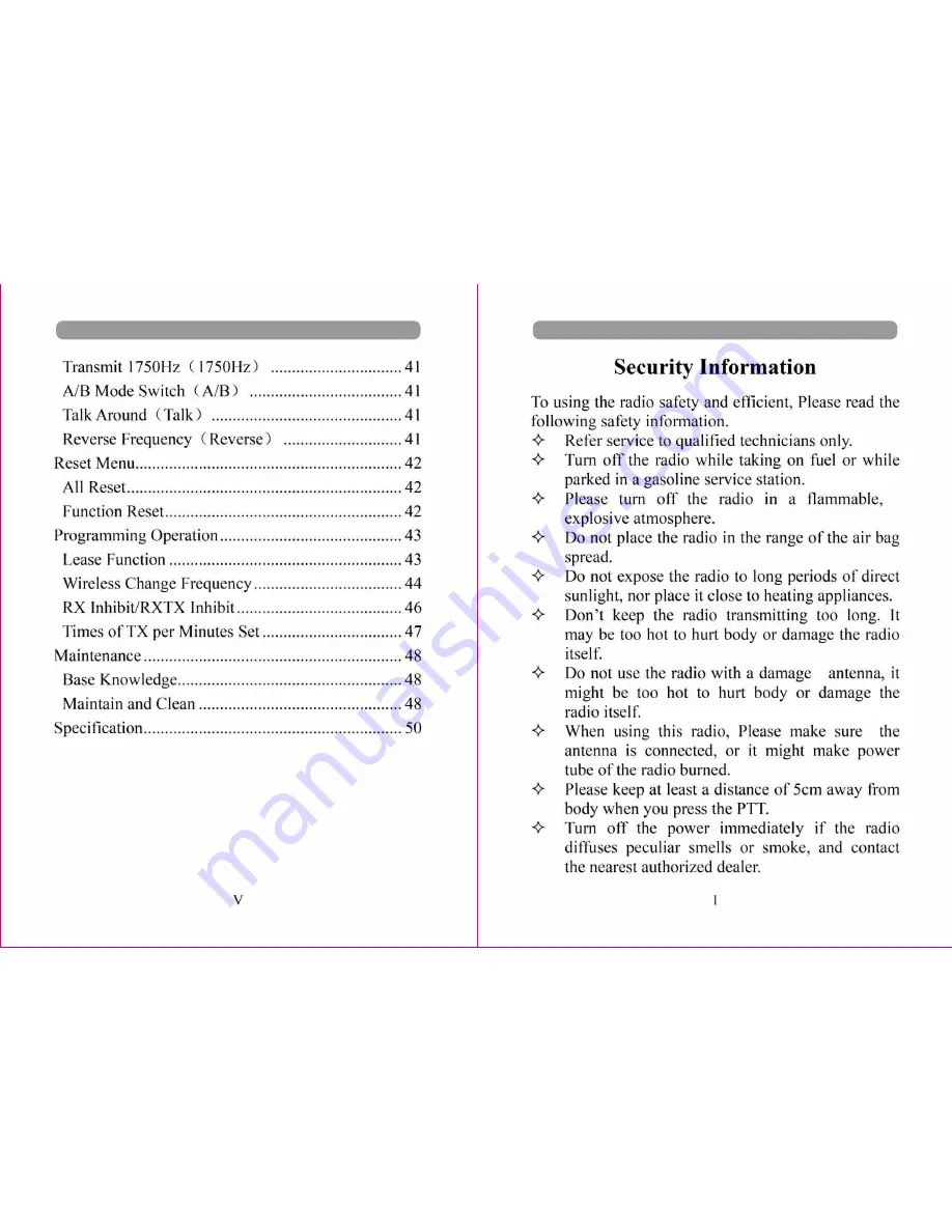 Luiton LT-898UV User Manual Download Page 5