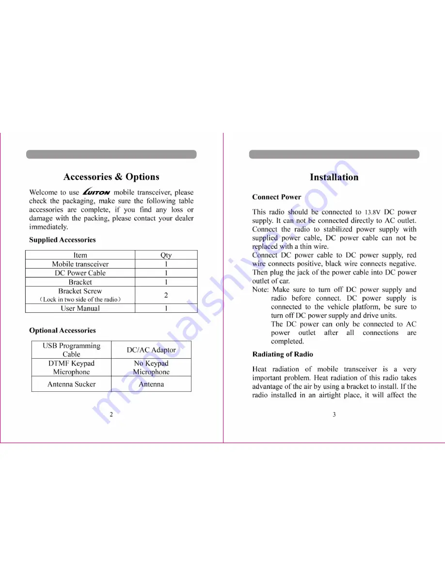 Luiton LT-898UV User Manual Download Page 6