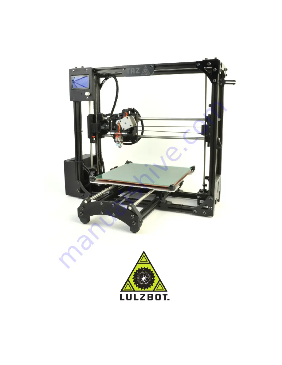 LulzBot TAZ 3.0 Скачать руководство пользователя страница 1