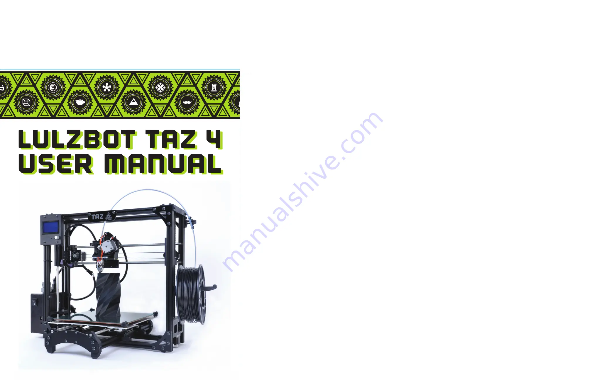 LulzBot TAZ 4 Скачать руководство пользователя страница 2