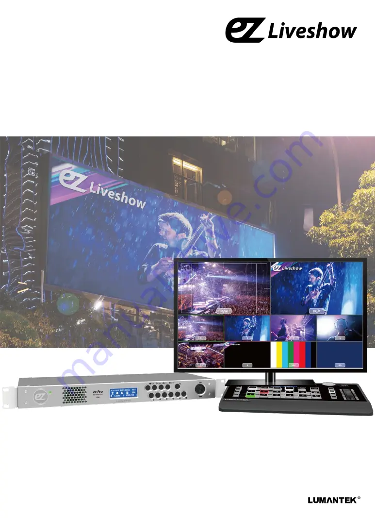 Lumantek ez-Liveshow ez-Pro VS6 Manual Download Page 1