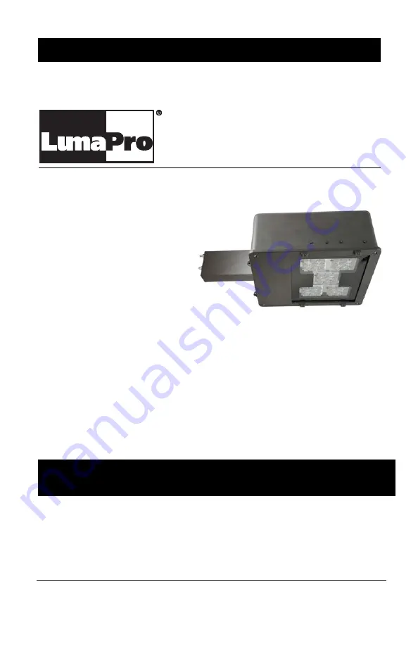 LumaPro 45C243 Скачать руководство пользователя страница 1