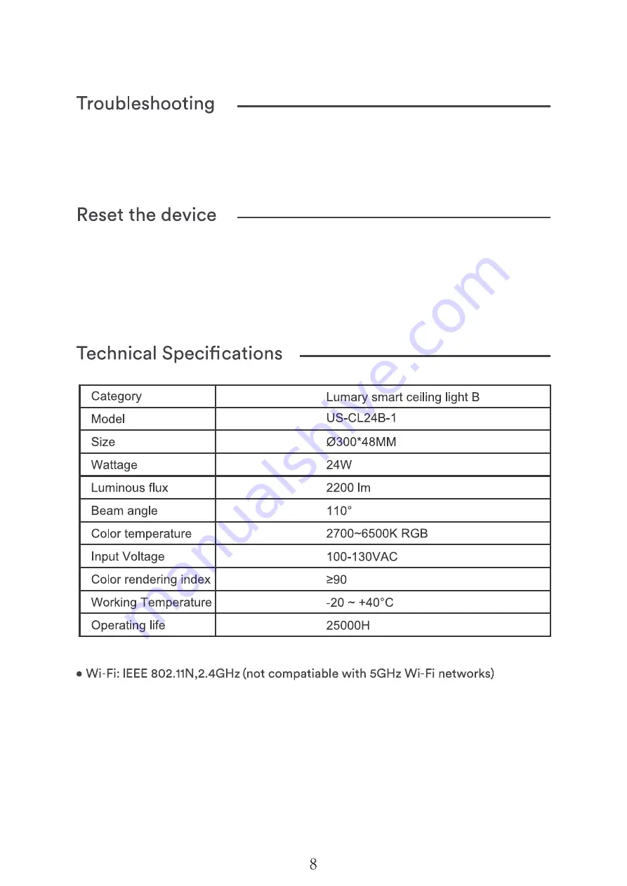 Lumary Smart Start Manual Download Page 9