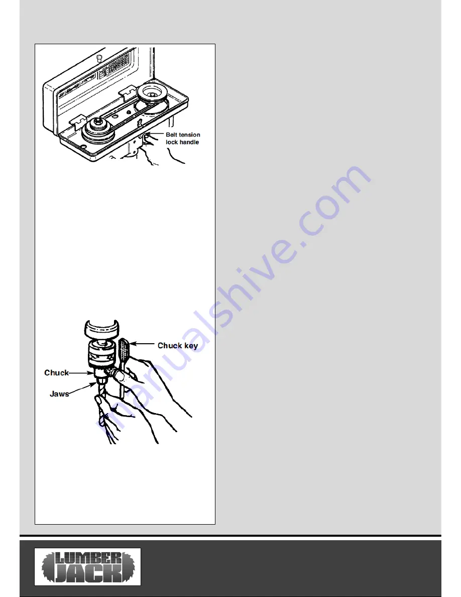 Lumber Jack DP13-580B Safety And Operating Manual Download Page 12