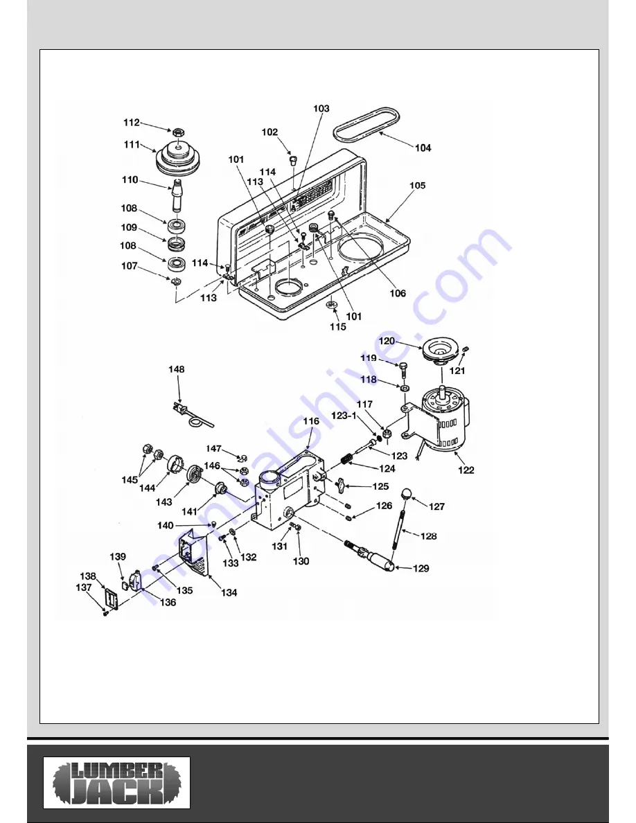 Lumber Jack DP13-580B Safety And Operating Manual Download Page 21