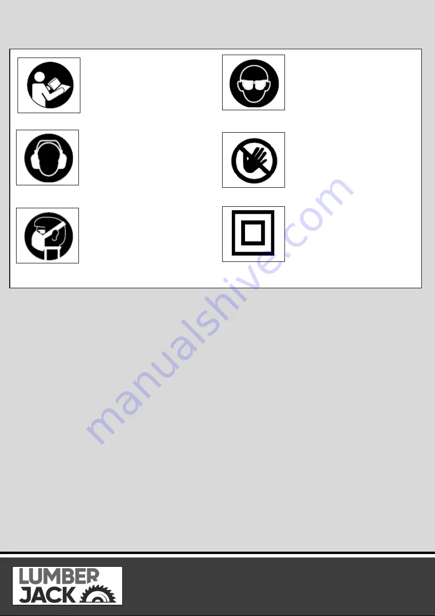 Lumberjack AG820 Safety And Operating Manual Download Page 7