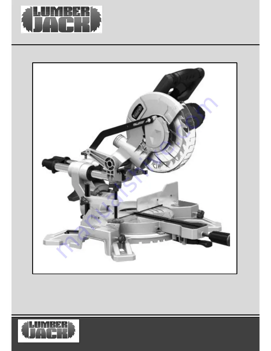 Lumberjack SCMS210SB Operating Manual Download Page 1