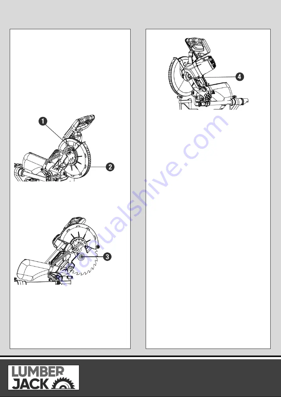 Lumberjack SCMS254DB Safety And Operating Manual Download Page 13