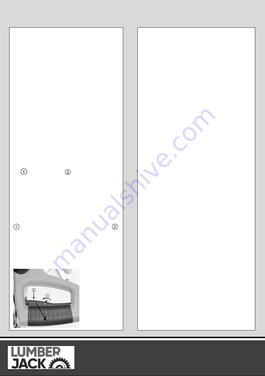 Lumberjack SCMS254DB Safety And Operating Manual Download Page 17