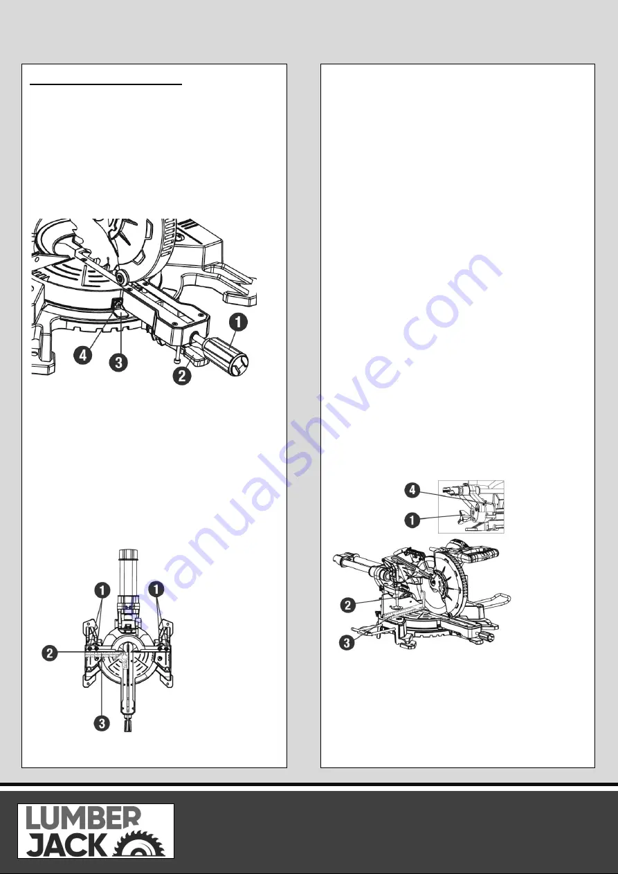 Lumberjack SCMS254DB Safety And Operating Manual Download Page 19