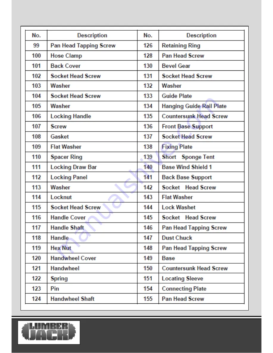 Lumberjack TS254PL Original Instructions Manual Download Page 20