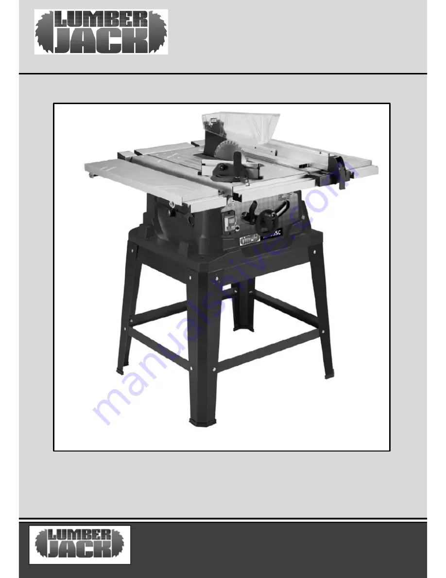 Lumberjack TS254SE Original Instructions Manual Download Page 1