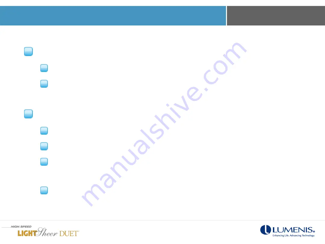 LUMENIS LightSheer Duet In-Servicing Training Download Page 31