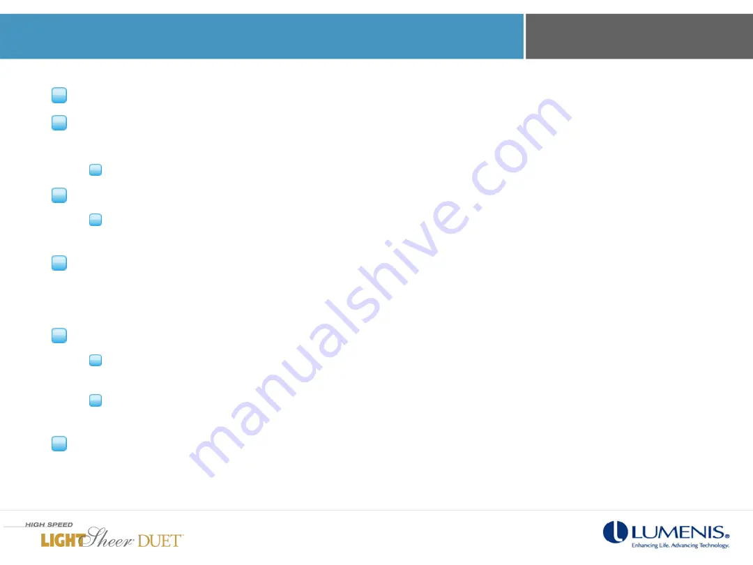 LUMENIS LightSheer Duet In-Servicing Training Download Page 66