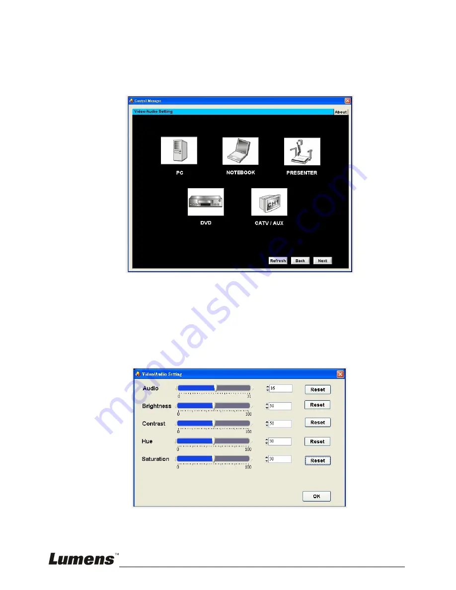 Lumens CS501 Скачать руководство пользователя страница 17