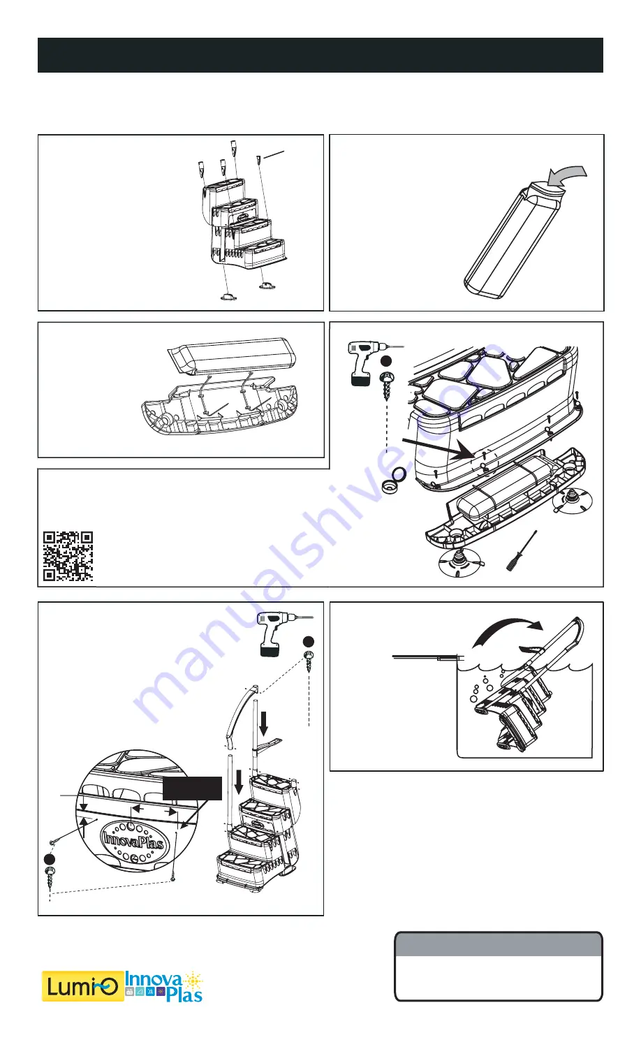 Lumi-O InnovaPlas Aquarius Deck 5010 Скачать руководство пользователя страница 2