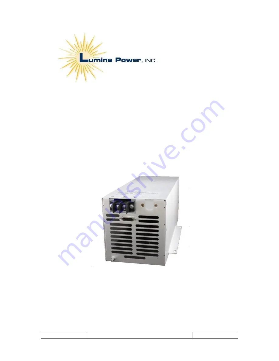 Lumina Power CCPF-3500 Series User Manual Download Page 1