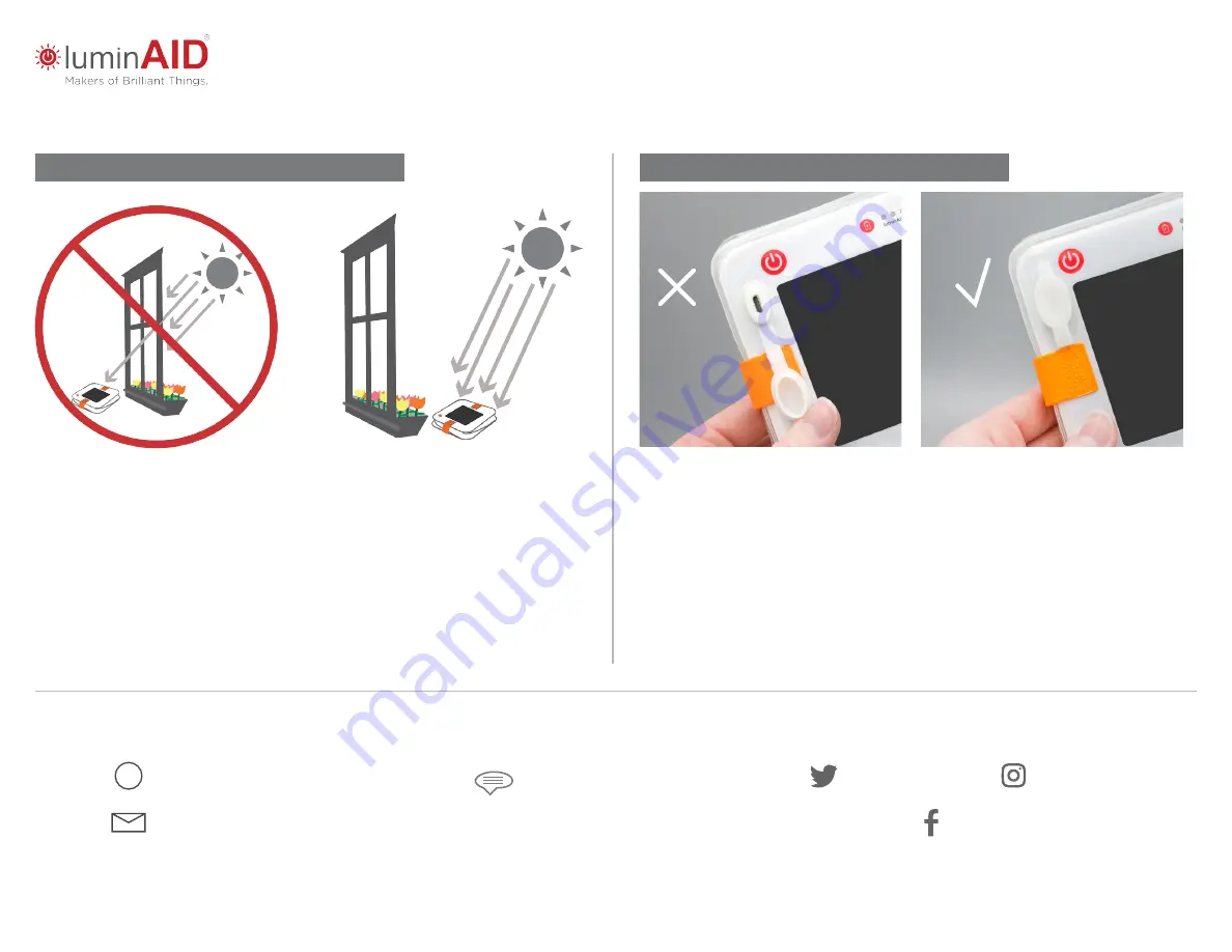 LuminAID PackLite Spectra USB Instructions Download Page 2