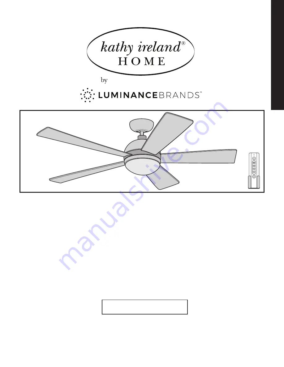 Luminance Brands kathy ireland ASTOR CF235BQ00 Owner'S Manual Download Page 1