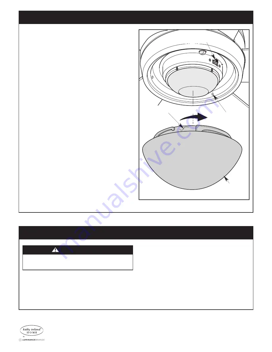 Luminance Brands kathy ireland ASTOR CF235BQ00 Owner'S Manual Download Page 52