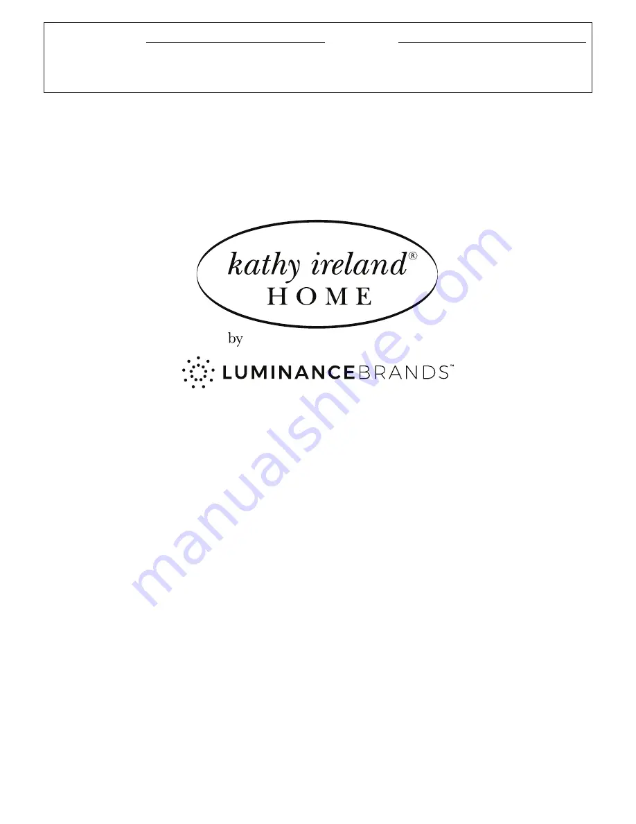 Luminance Brands Kathy ireland CF710BS03 Скачать руководство пользователя страница 24