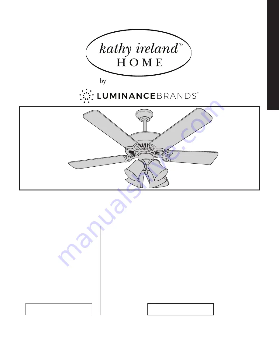 Luminance Brands Kathy ireland CF710BS03 Скачать руководство пользователя страница 25