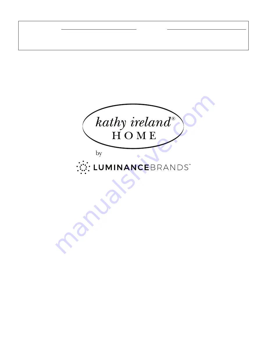 Luminance Brands Kathy Ireland Home CF766LBQ00 Скачать руководство пользователя страница 30