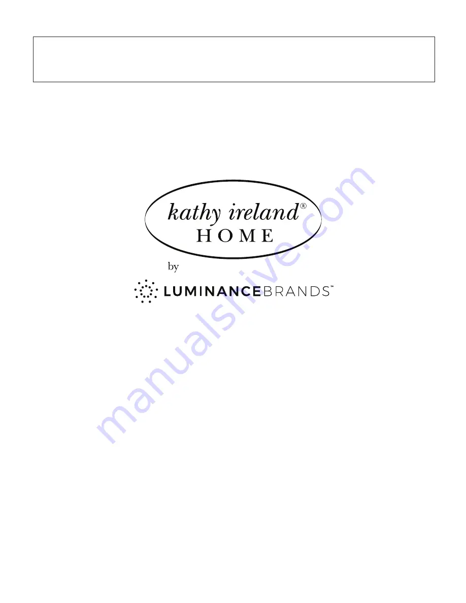 Luminance Brands Kathy Ireland Home CF766LBQ00 Owner'S Manual Download Page 92