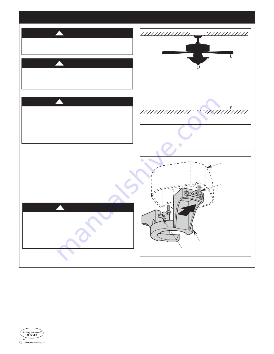 Luminance Brands kathy ireland home CF835AP00 Owner'S Manual Download Page 10