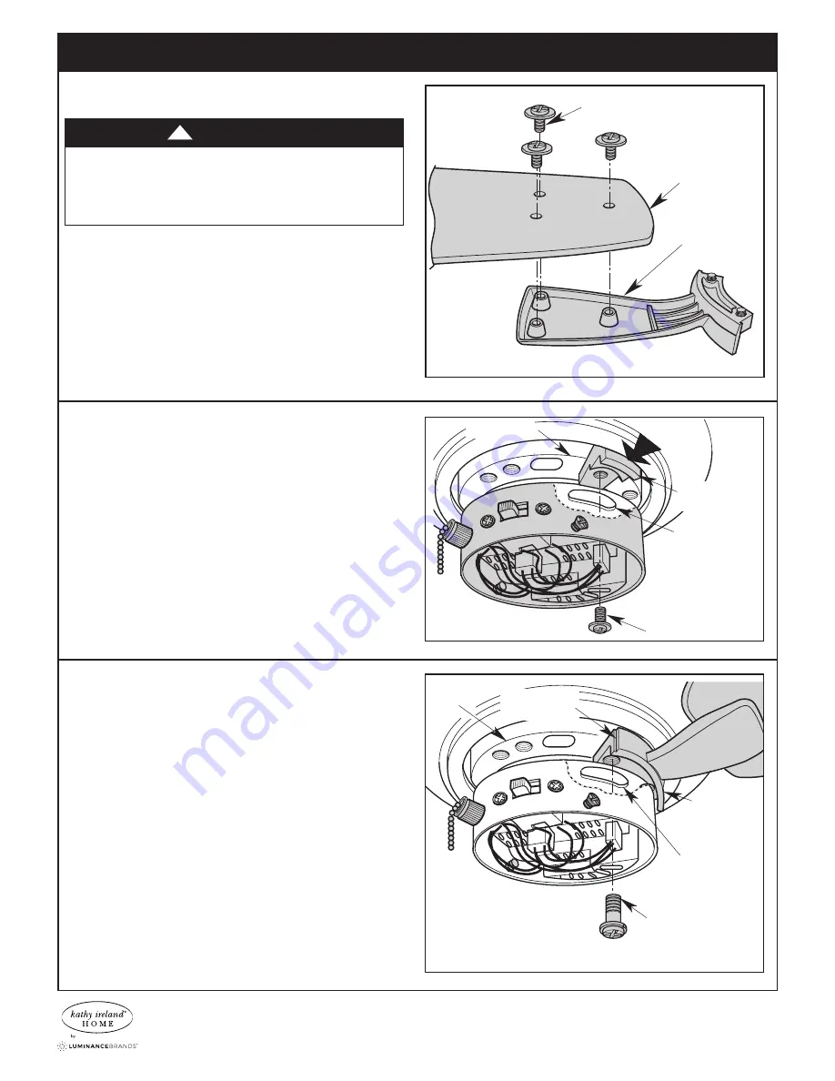 Luminance Brands kathy ireland home CF835AP00 Owner'S Manual Download Page 16