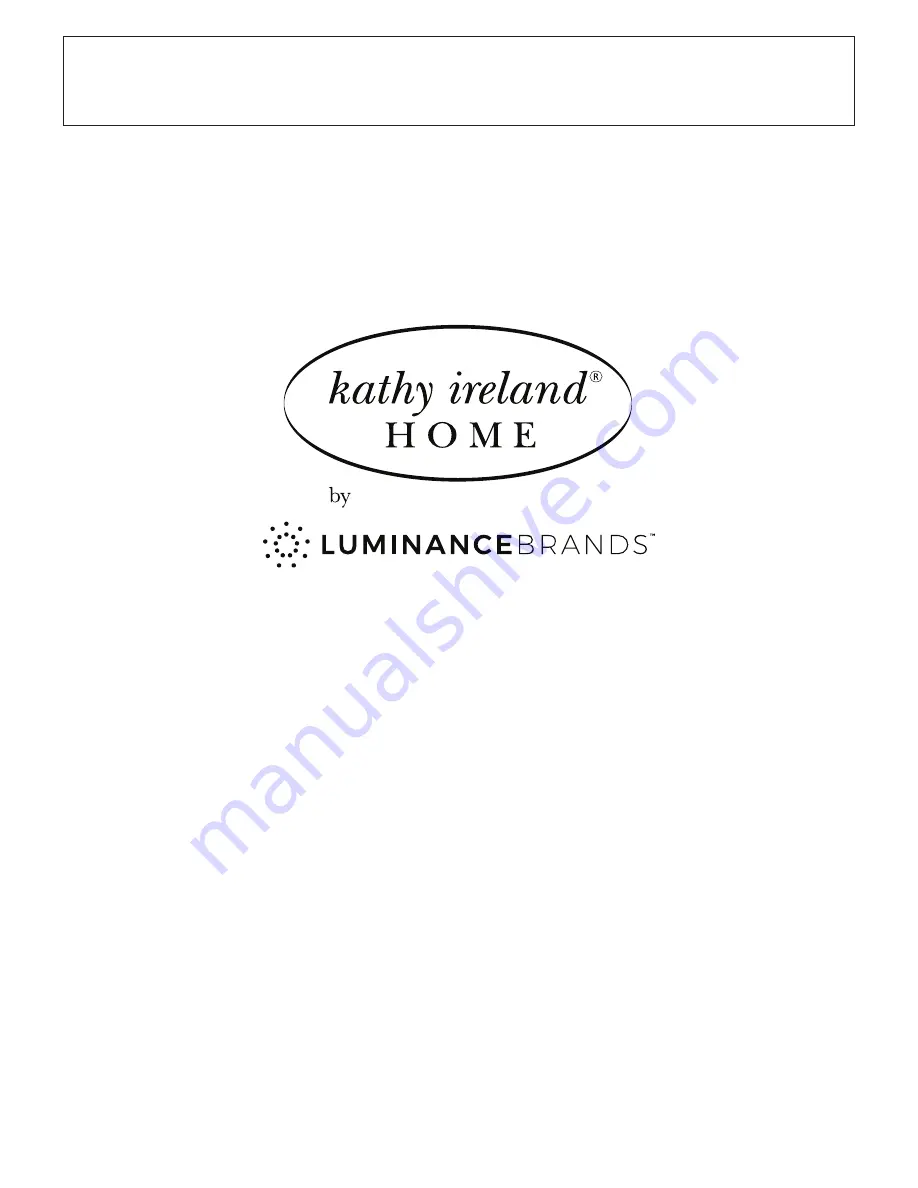 Luminance Brands kathy ireland HOME CF930LBS00 Скачать руководство пользователя страница 92