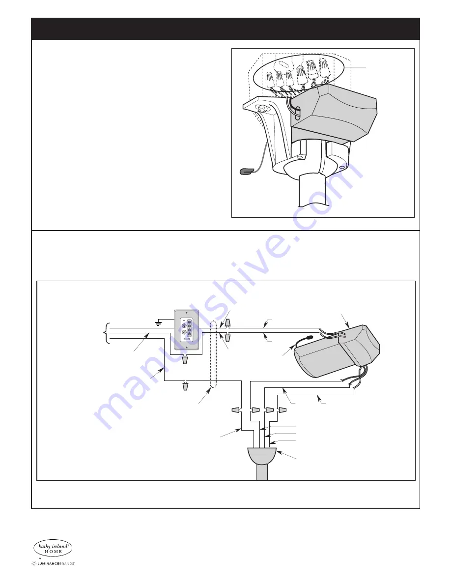 Luminance Brands Kathy Ireland Home Highpointe LED CF205LBQ01 Owner'S Manual Download Page 16