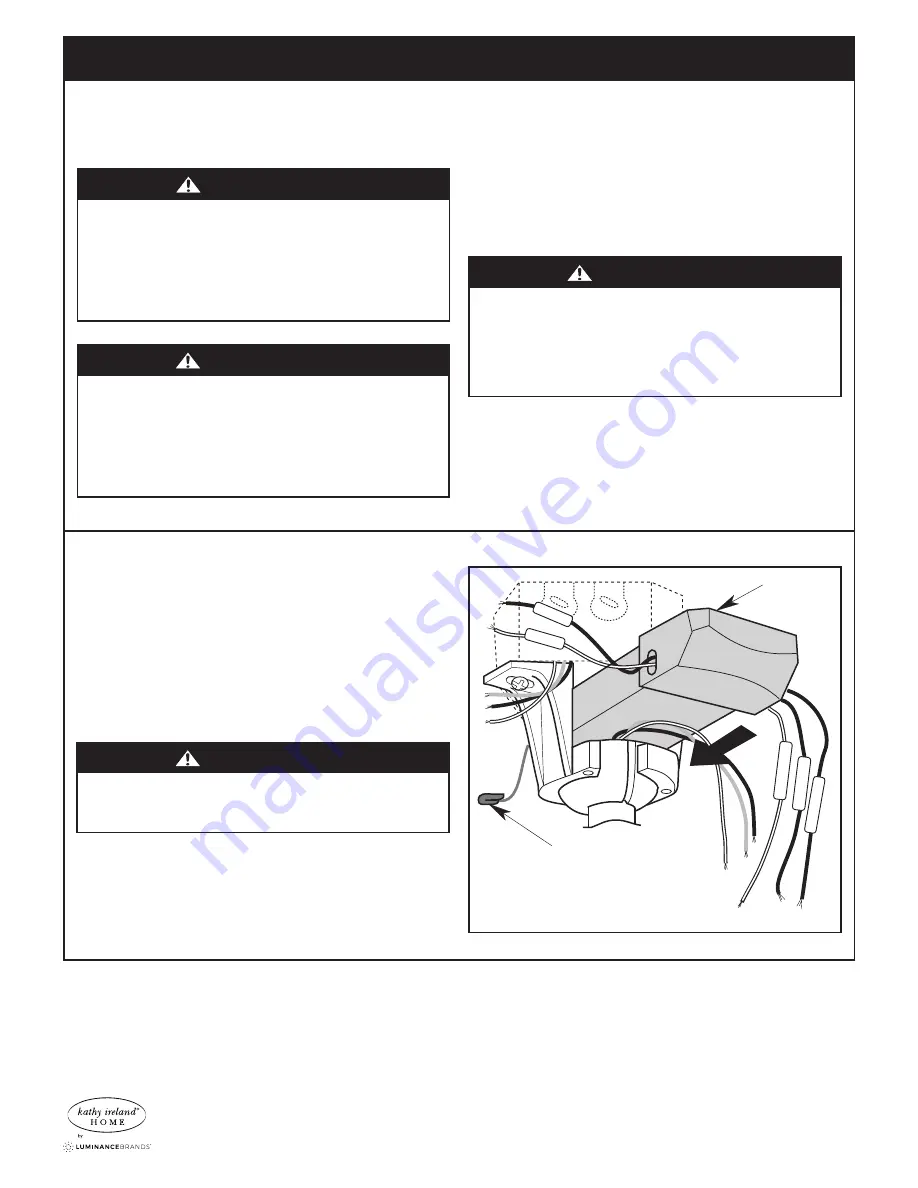 Luminance Brands Kathy Ireland Home Highpointe LED CF205LBQ01 Owner'S Manual Download Page 42