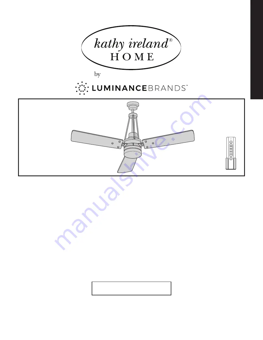 Luminance Brands Kathy Ireland Home Highpointe LED CF205LBQ01 Скачать руководство пользователя страница 61