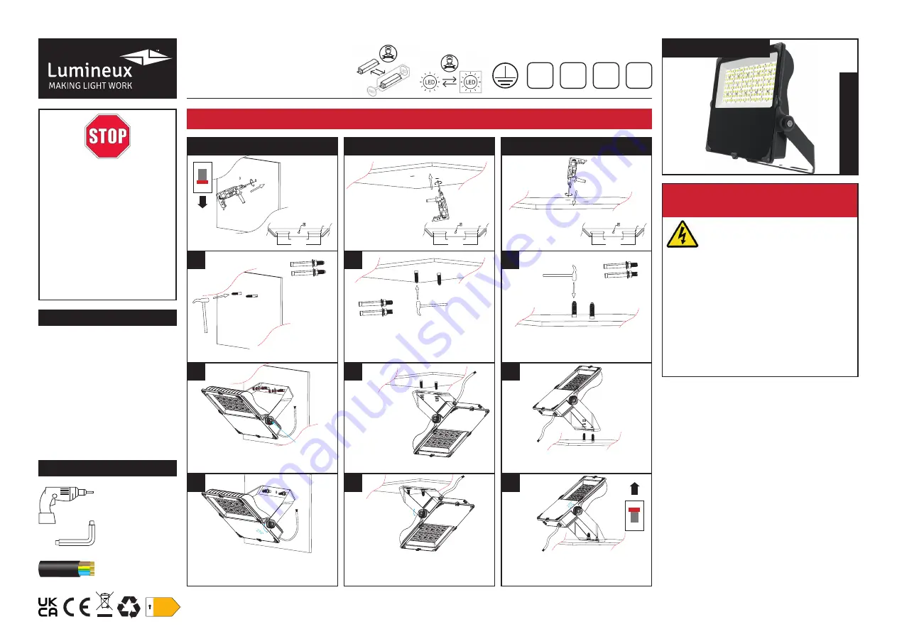 Lumineux Frankly Plus Installation Instructions Download Page 1