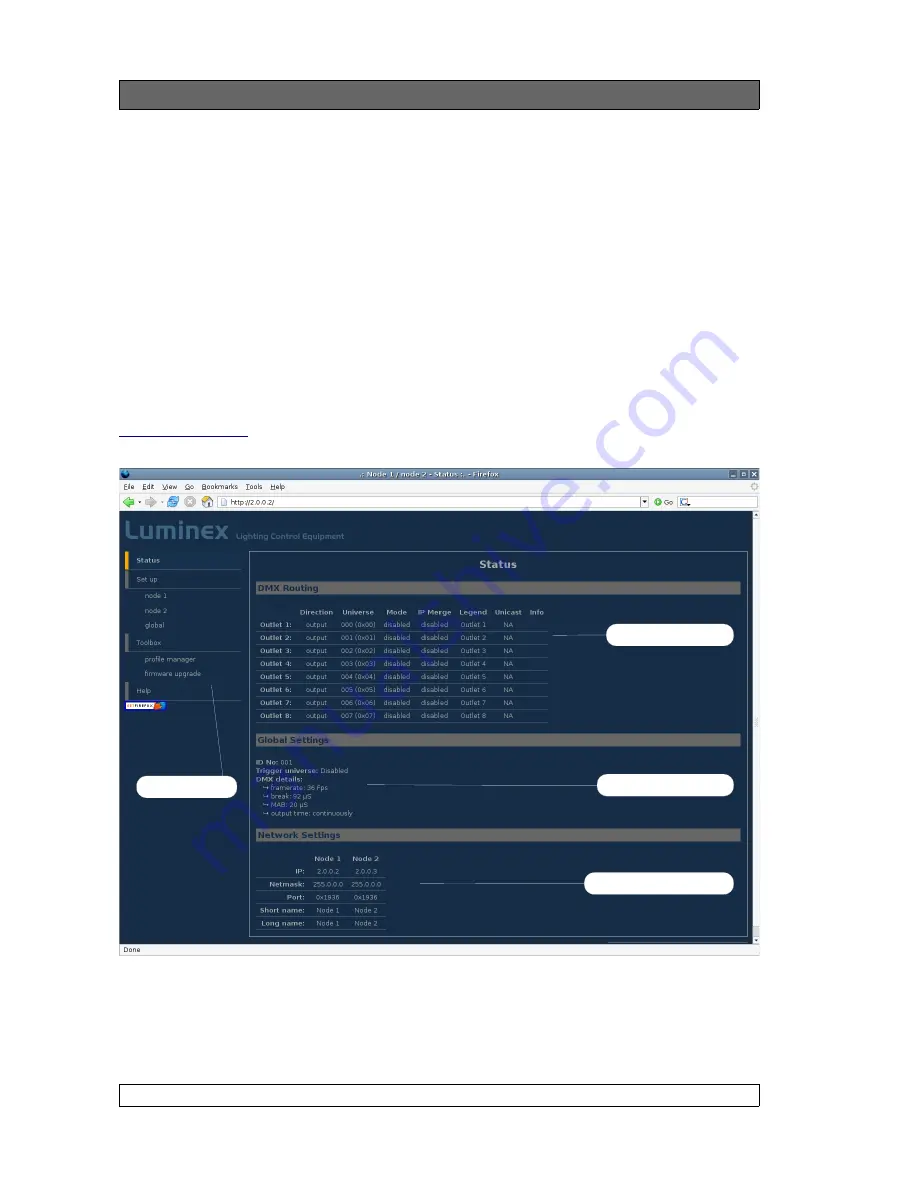 Luminex Ethernet - DMX8 / WiFi User Manual Download Page 24