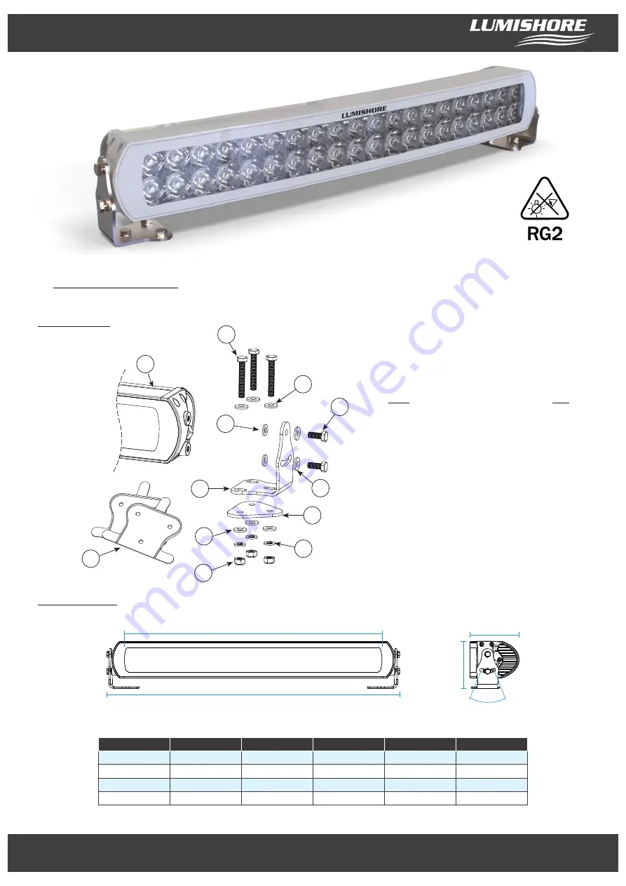 lumishore Curved 20 Скачать руководство пользователя страница 1