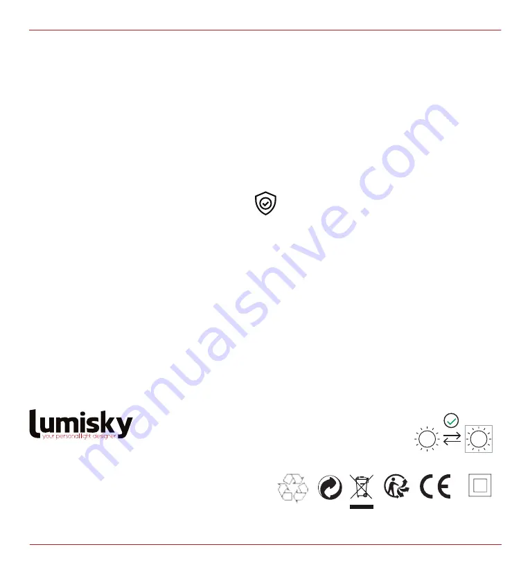 Lumisky MAFY -20 LIGHT User Manual Download Page 8