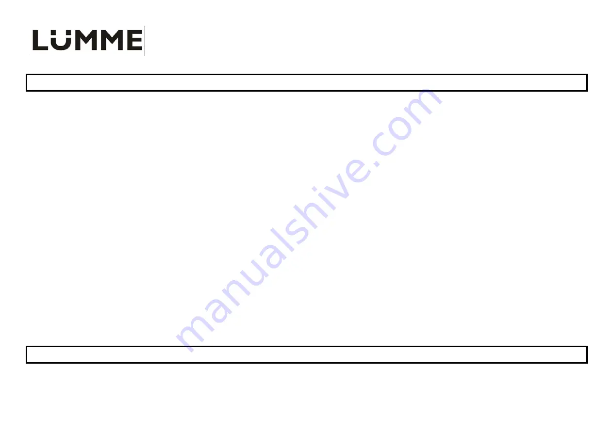 Lumme LU-1556 User Manual Download Page 20