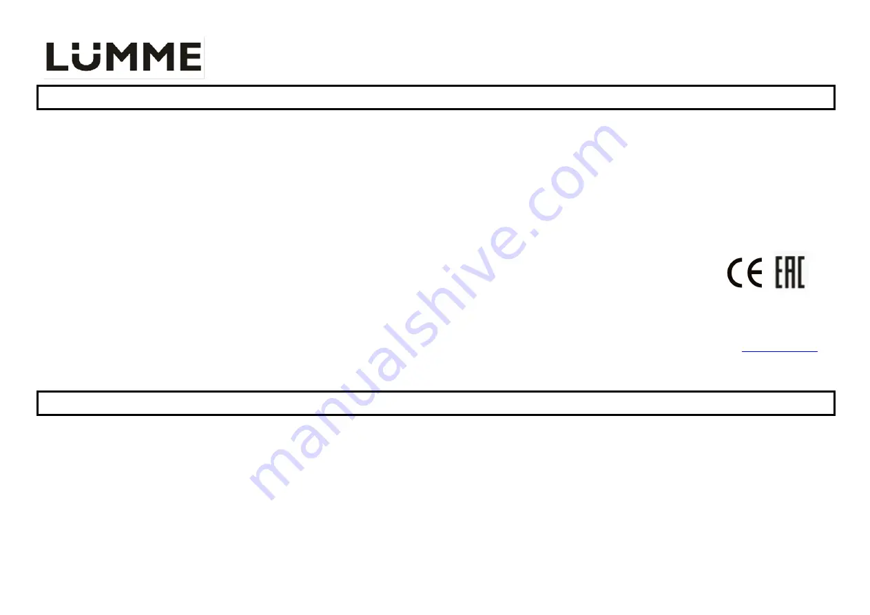 Lumme LU-3626 User Manual Download Page 4