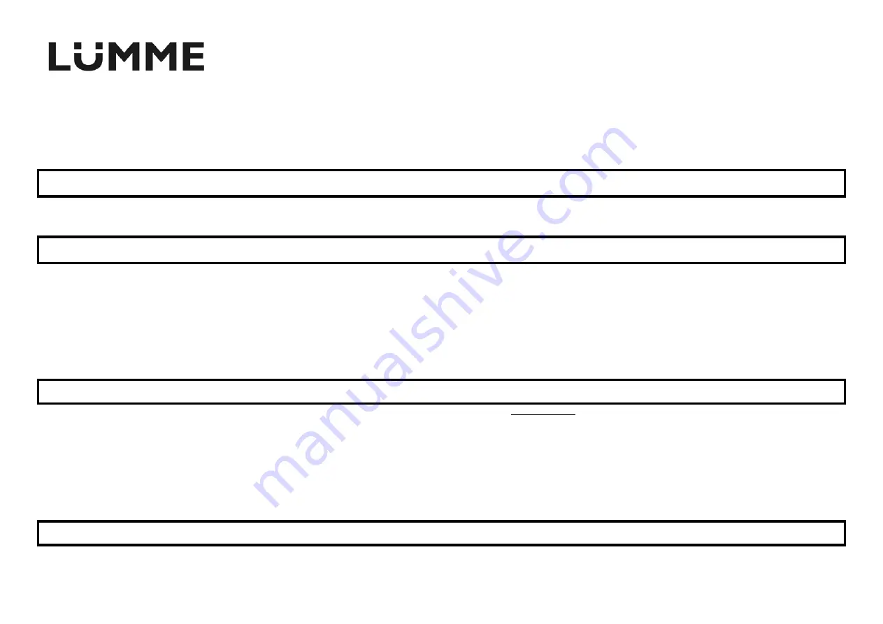 Lumme LU-SM1255A User Manual Download Page 8