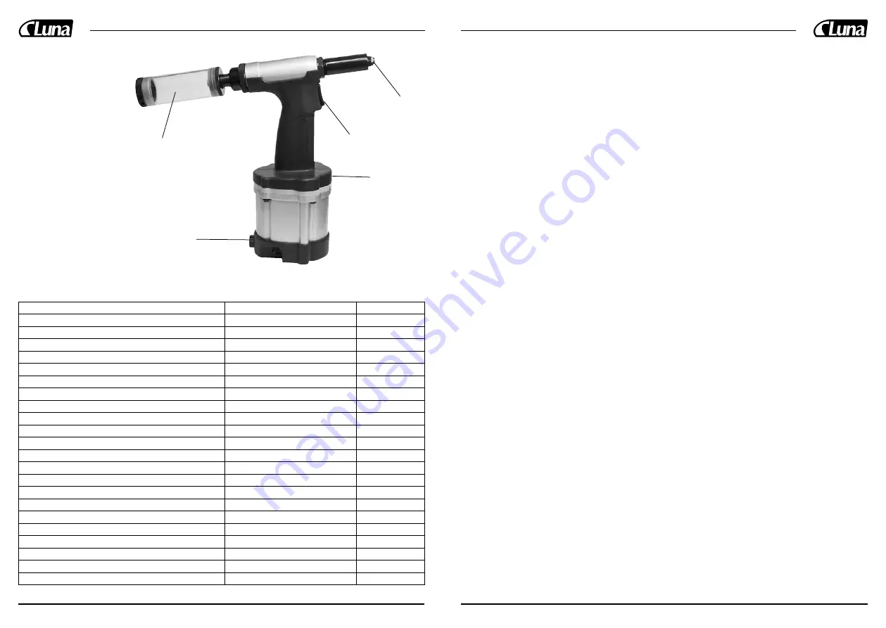 Luna 20259-0105 Original Instructions Manual Download Page 25