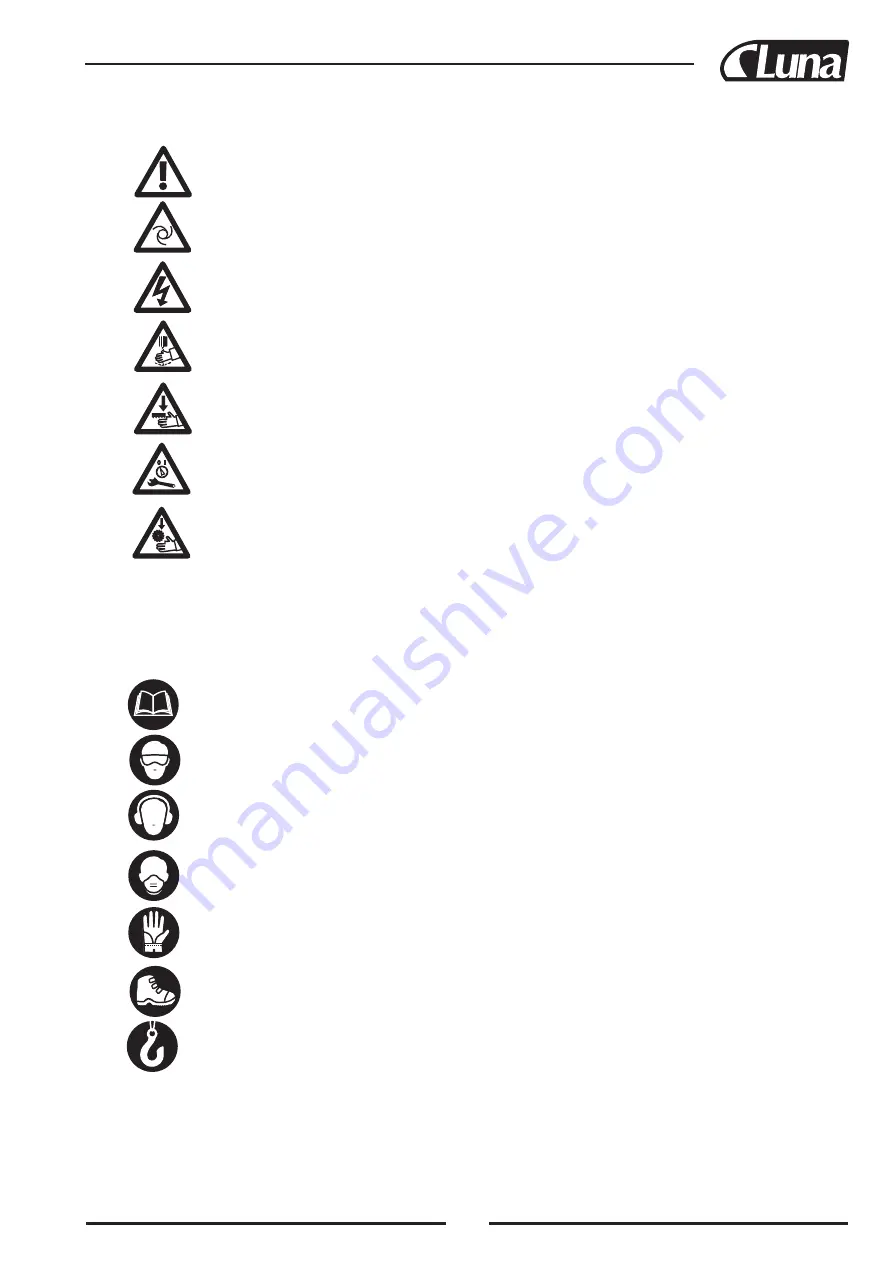 Luna 20550-0200 Original Instructions Manual Download Page 3